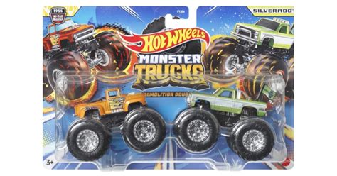 HOT WHEELS MONSTER TRUCK SET 2 MASINI SCARA 1 LA 64 HI TAIL HAULER SI SILVERADO Arhiva Okazii Ro