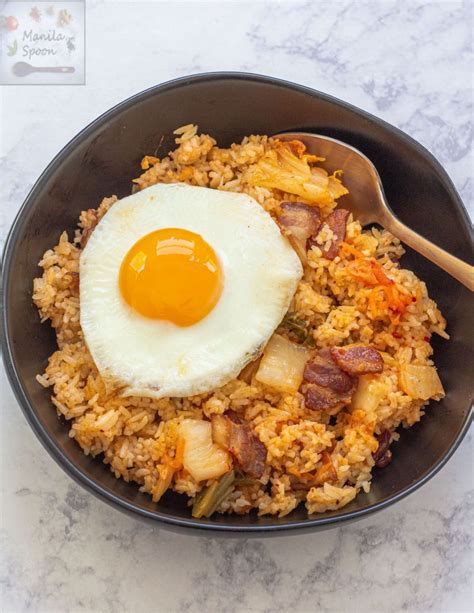 Bacon And Kimchi Fried Rice Manila Spoon