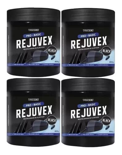 Kit Rejuvex Black Revitalizador Pl Stico Preto G Vonixx