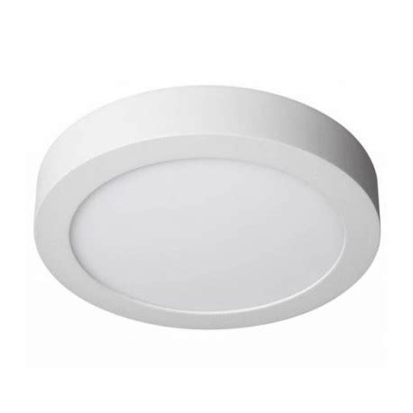 Downlight Led Superficie Blanco W Redondo Cm Luz Blanca