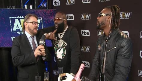 Rick Ross AEW Wrestling Debut Video With Swerve Strickland Sparks Viral ...