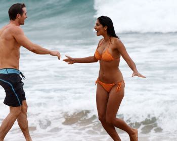 Pia Miller Bikini While Filming Home Away Palm Beach Australia New To Phun Phun