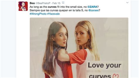 Zara under fire for 'love your curves' ad featuring skinny models