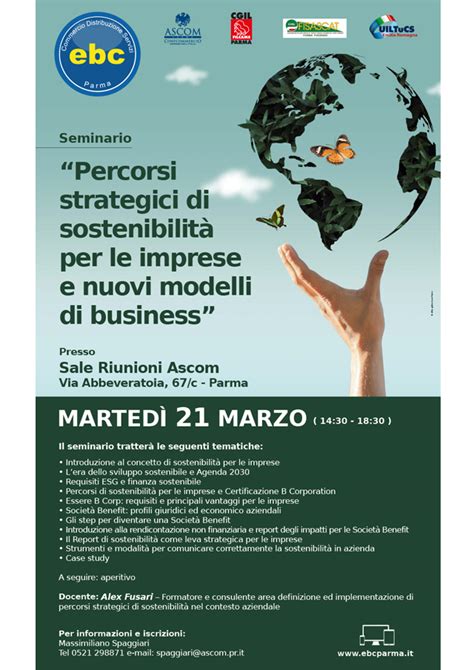 Seminario Imprese Percorsi Strategici Di Sostenibilit Per Le Imprese