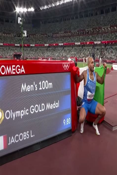 Italys Lamont Marcell Jacobs Wins Mens M Gold At Tokyo