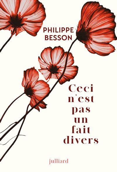 Ceci Nest Pas Un Fait Divers Broché Philippe Besson Achat Livre