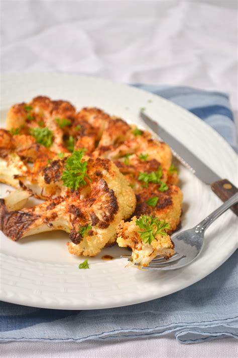 Cajun Roasted Cauliflower “steaks” With Homemade Cajun Seasoning