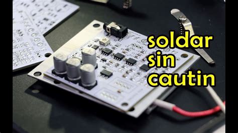 SOLDAR SMD con plancha soldar sin cautín una técnica efectiva