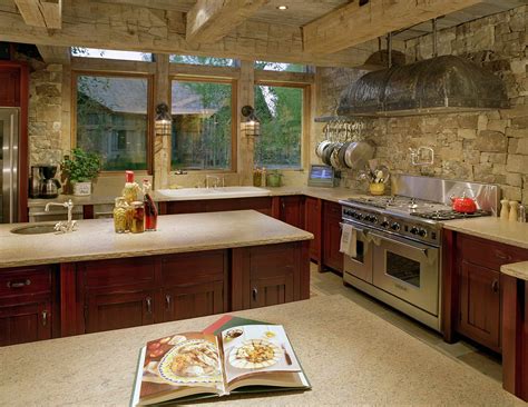Stone Kitchen Interior Decoration Ideas - Small Design Ideas