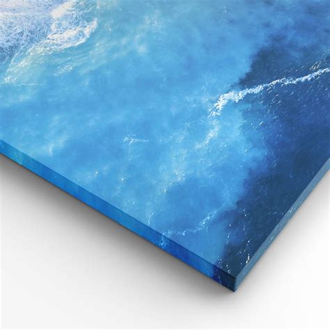 IMAGE SUR TOILE 100x70 Paysage Plage Mer Impression Sur Toile EUR 45 49