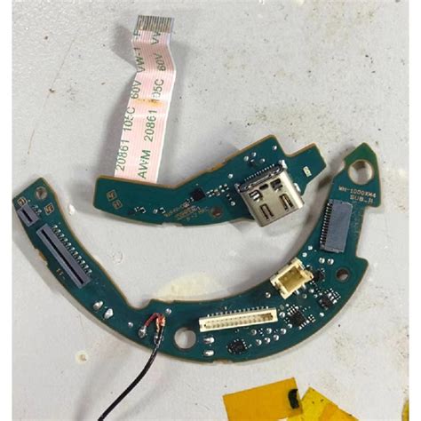 เปลี่ยนอะไหล่สําหรับ Sony Wh 1000xm4 หูฟังบอร์ดชาร์จ พอร์ตชาร์จ Pcb บอร์ดชาร์จ Wh1000xm4