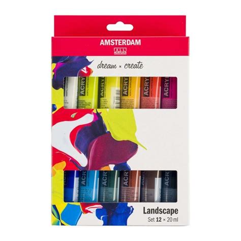 Zestaw Farb Akrylowych Amsterdam Landscape 12 X 20 Ml Storm Sklep