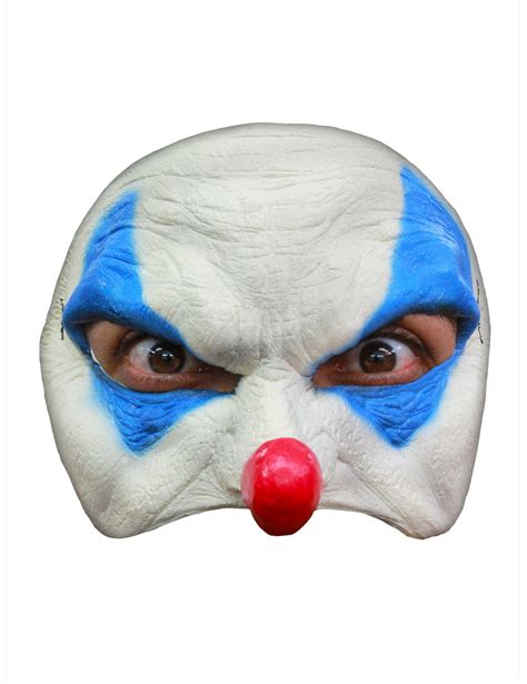 Masque M Chant Clown Halloween Blanc Bleu Deguise Toi Achat De Masques