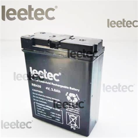 Rechargeable Battery Sealed Lead Acid 4V 3 0Ah LEETEC RB430 Lazada PH