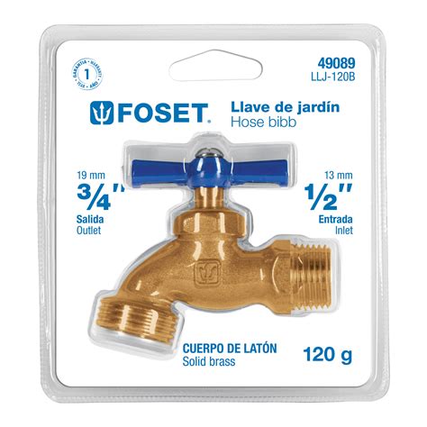 Ficha Tecnica Llave De Nariz Para Jardin Blister Foset