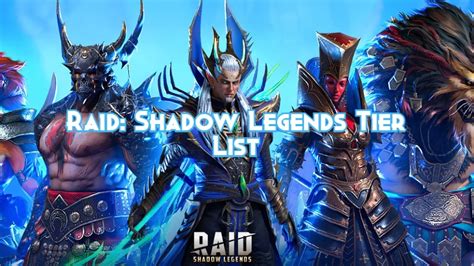 Raid Shadow Legends Best Champions Tier List May