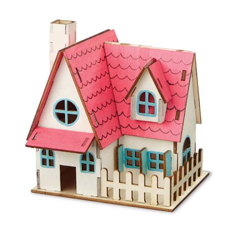 House Color In 3d Wood Puzzle By Creatology™ Michaels