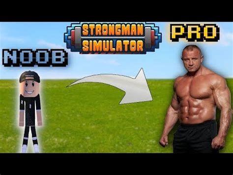 Zosta Em Najsilniejszy W Roblox Strongman Simulator Youtube