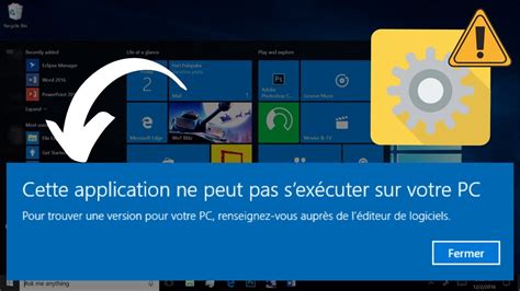 Cette application ne peut pas s exécuter sur votre PC Windows 10 Résolu