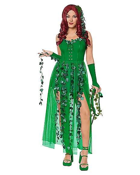 Adult Poison Ivy Dress Costume Dc Villains Spencers