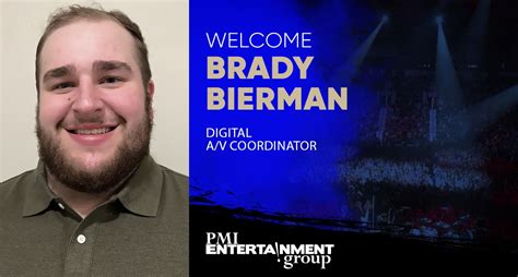 Pmi Entertainment Group On Linkedin We Are Happy To Welcome Brady