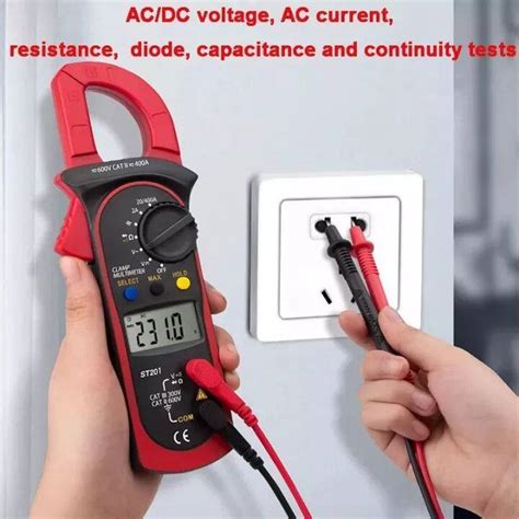 Original 24hours Delivery ST201 Digital Clamp Multimeter Resistance