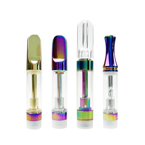 Focol Gold Vape Cartridge Ml Empty Glass Tank Vape Carts Ceramic