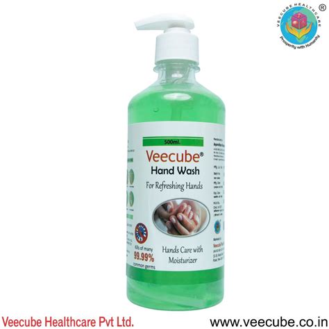 Lemon Veecube Liquid Hand Wash Pump Bottle At Rs Bottle In