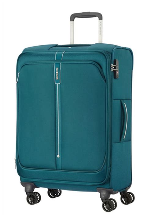 Samsonite Popsoda Spinner 66 24 Exp 66 Teal KOFFEREXPRESS 24