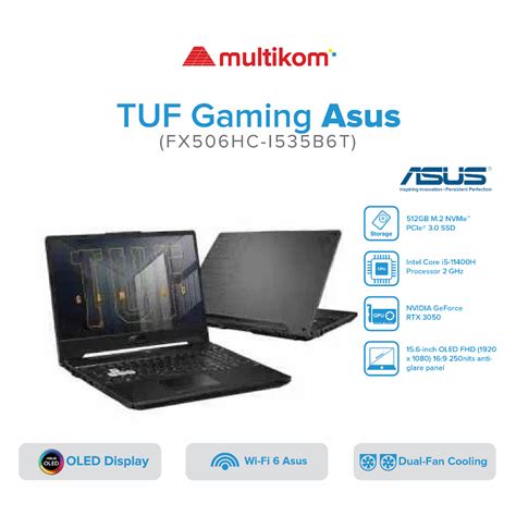 Jual Asus Tuf Fx506hc I535b6t O11 I5 11400h 8gb 512 Ssd Rtx3050 W11 Ohs Shopee Indonesia