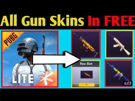 Pubg Mobile Lite Free Gun Skins How To Get Free Gun Skins In Pubg