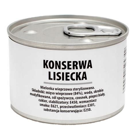 WOJSKOWA KONSERWA WIEPRZOWA LISIECKA 190g 12088572489 Allegro Pl