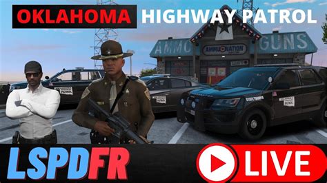 Playing GTA 5 As A OKLAHOMA STATE TROOPER OKLA Highway Patrol