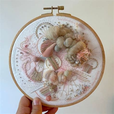 Angie Hall Anderson Abstract Embroidery Textile Art Embroidery Hand