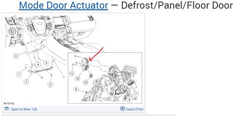 Error Code B1086 07 And 13 Air Distribution Damper Motor