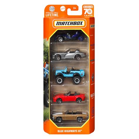 Matchbox Car Collection 5-Pack 2023 Mix 3 Vehicle Case of 12