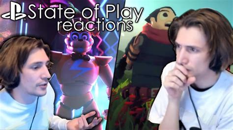 XQc PlayStation State Of Play Reactions Highlights YouTube