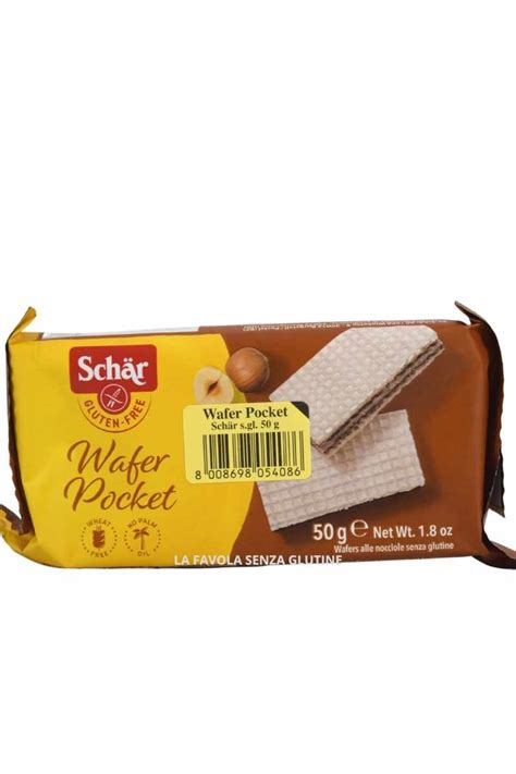 WAFERS POCKET ALLE NOCCIOLE GR 50 SCHAR Senza Glutine