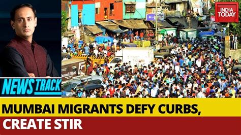 Mumbai Police Lathi Charge Migrants As Thousands Defy Covid 19