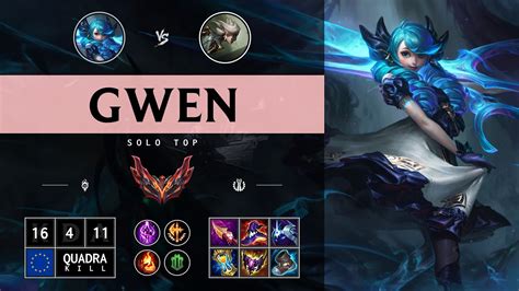 Gwen Top Vs Camille Euw Grandmaster Patch 14 14 Youtube