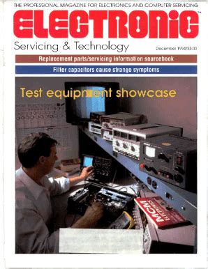 Fillable Online THE PROFESSIONAL MAGAZINE FOR ELECTRONICS AND COMPUTER