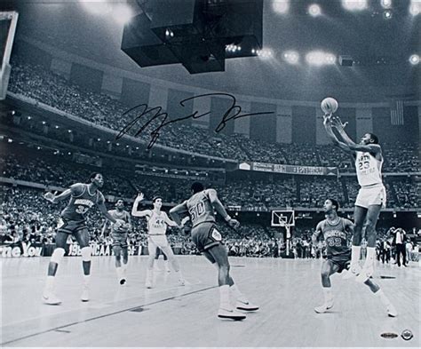 Lot Detail Michael Jordan Signed 1982 Championship Shot 20 X 24