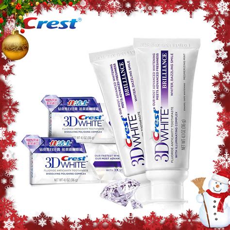 Crest 3D Éclat Blanc Dentifrices Hygiène Bucco dentaire LesNuls