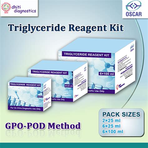 Triglyceride Reagent Kit At Rs 1400 2x25 Ml Pack Diagnostic Reagents