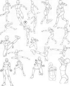 15 ideas de Base pose de pelea dibujo de posturas bocetos artísticos