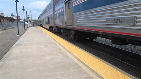 08 27 14 7 Hour Late Amtrak 30 Arrives At Alliance OH YouTube