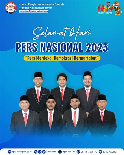 KPID Kaltim Beri Ucapan HPN 2023 Dan PWI Pers Merdeka Demokrasi