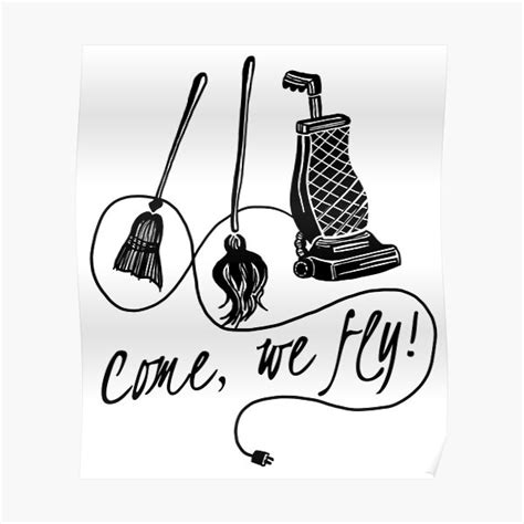 "Come, We Fly!" Poster for Sale by lunchbagtees | Redbubble