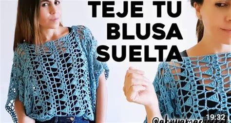 Como Tejer Esta Preciosa Blusa A Crochet Tejidos Paso A Paso