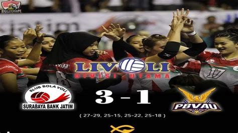 Daftar Juara Livoli Divisi Utama Putri Bank Jatim Surabaya